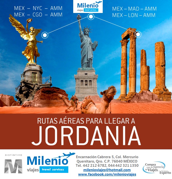 RUTAS AREAS JORDANIA